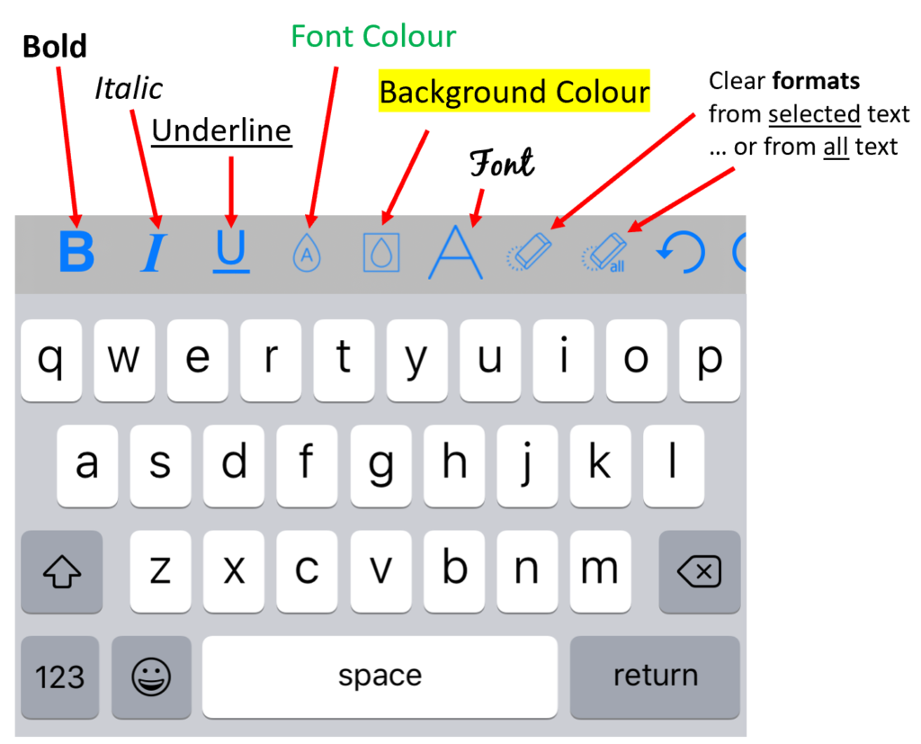 Use a barra de ferramentas de edição de script para adicionar formatação ao seu script